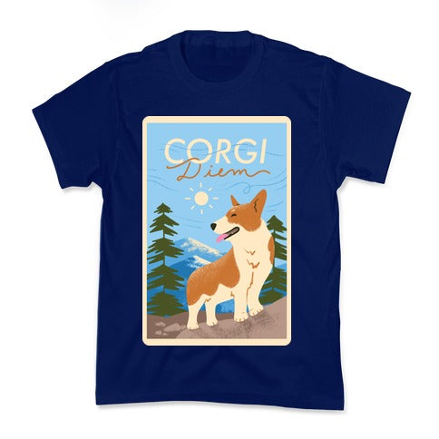 Corgi Diem Kid's Tee